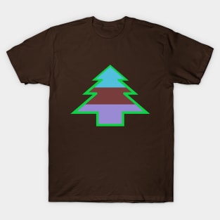 Androromantic/Androsexual Pride: Christmas Tree T-Shirt